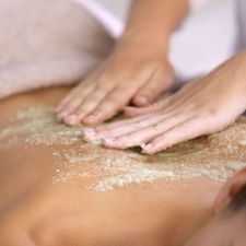 body peeling and aromatherapy massage